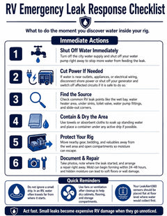 RV Emergency Leak Response Checklist